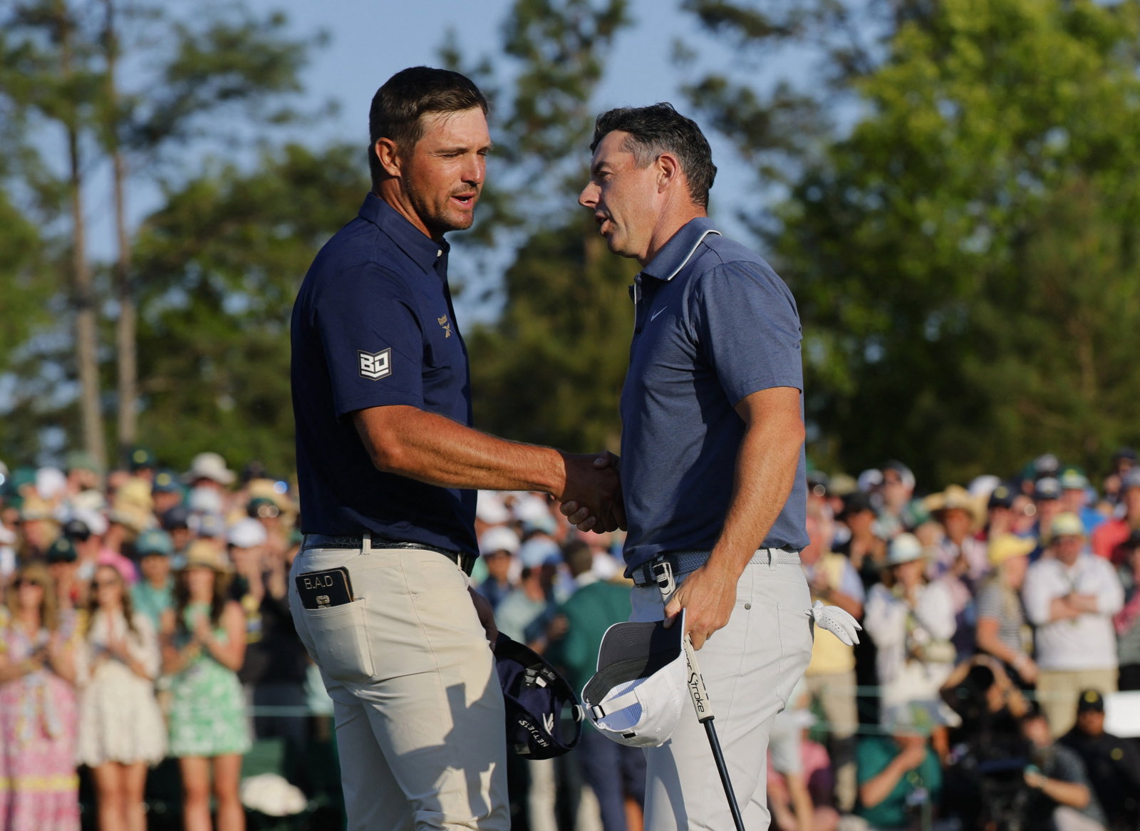 Bryson DeChambeau and Rory McIlroy